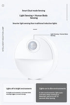 Intelligent induction home night light cabinet bedroom corridor steps wireless security human body sensor light
