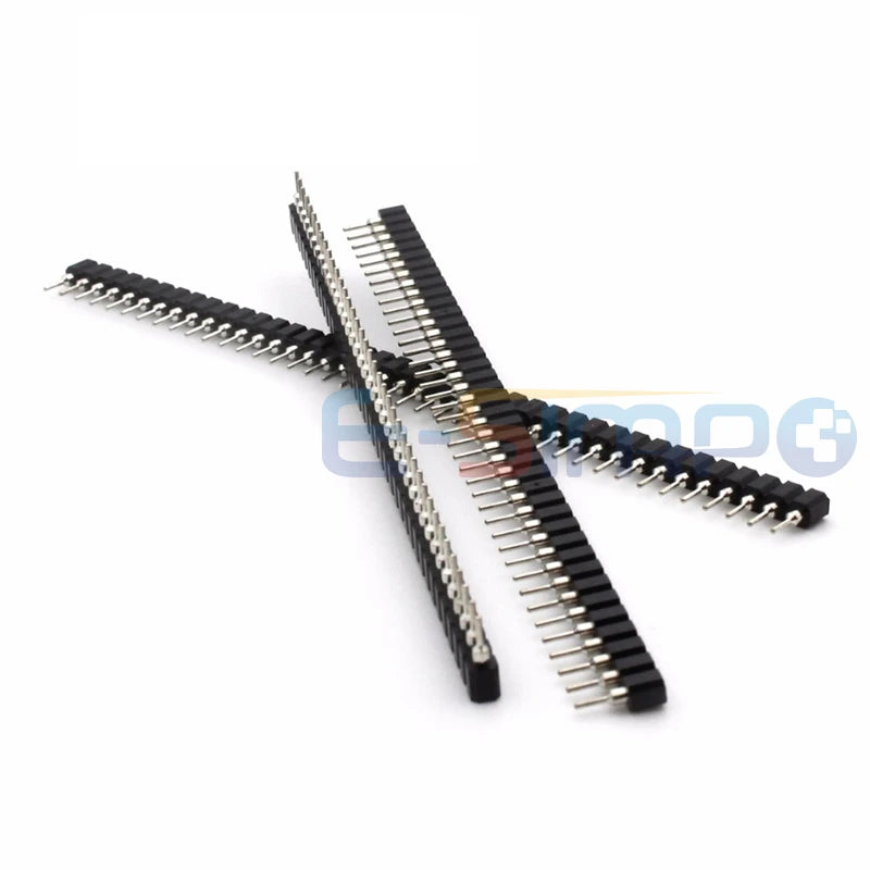 10-100PCS 2.54mm PH3 1*40P Round Hole Female Header Tin Single Row 40P 0.1" Breakable Stackable PCB IC Crystal Socket Connector