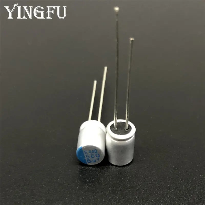 10pcs 560uF 6.3V NCC PSE serires  6.3x8mm Super Low ESR 6.3V560uF For Motherboard VGA Solid Capacitors