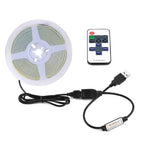 5V USB 3mm PCB COB LED Strip Light with Switch Dimmer Remote Control 320 LEDs High Density Linear Lighting Flexible Tape Lamp