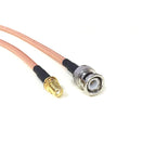 SMA Male Female Switch BNC Plug Jack RF Coaxial Cable RG142 50CM 20"/100CM Adapter High Quality Low Loss
