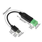 USB to RS485 Serial Converter Communication Module CH340 PLC Serial Port IO Module RS-485 Connector For Windows MacOS Linux