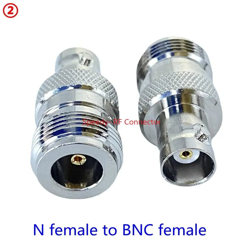 1Pcs L16 N Type To BNC Male Plug Female Jack Connector Q9 BNC To N Type Right Angle Coaxial  Adapter RF Fast Delivery Copper