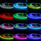 4 IN 1 SK6812 RGBW RGBNW RGBWW LED Strip (WS2812B Similar) Smart Color Soft LED Lights Lamp 30/60/144 LEDs/m Addressable Light 5