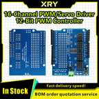 TB6612 L293D IIC I2C Mosfet Stepper Motor Module PCA9685 Servo Driver Shield Module For Arduino Robot PWM Leonardo Replace