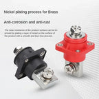 100A 120A 150A 200A 300A 400A 500A Lilthium Battery Copper Terminal Block High Current Through Wall New Energy Storage Connector