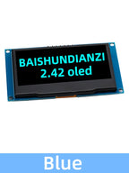 2.42 inch 2.42" OLED Display Module 128x64 LCD HD Screen Module SSD1309 7 Pin SPI/IIC I2C Serial Interface for Arduino UNOR3