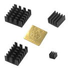 GPUHOLD Chipset Cooler 4pcs/5pcs For Raspberry Pi 2/3/4 3B+4B Heat Sink Aluminum Heatsink Radiator Cooler Kit for Raspberry Pi