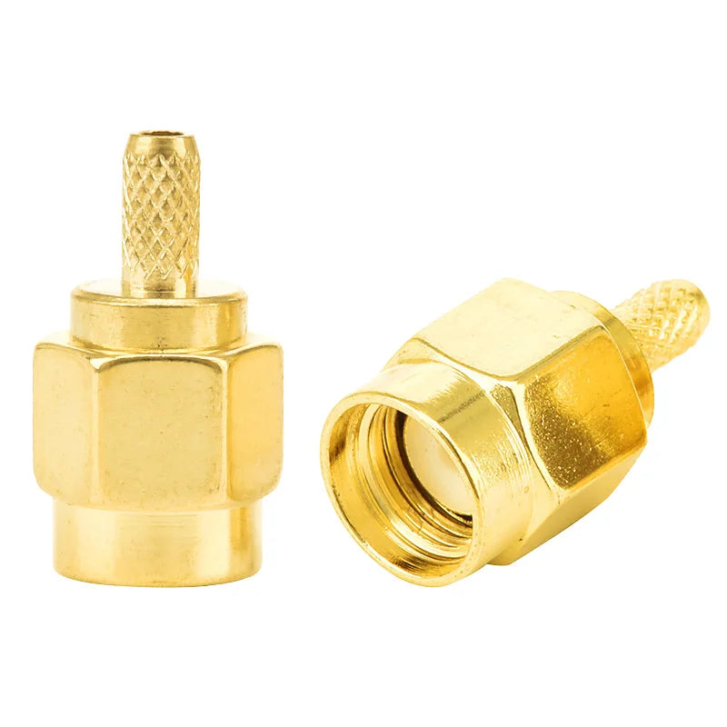 5PCS RF SMA Male Female Connector Crimp for RG174 RG316 RG178 RG179 LMR100 Cable Connector