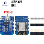 1-10pcs ESP8266 D1 Mini WIFI Development Board ESP-12F Wemos D1 Mini Nodemcu Lua Iot Board 3.3V Met Pins TYPE-C/Micro USB XZG