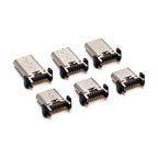5pcs Type C 16 Pin Female Socket Connector Vertical SMT 180° PBC Plug-in Board USB Type-C 16P Plug Power Socket Connector