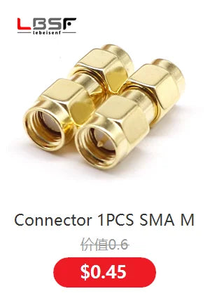 RP SMA Male Female to RP SMA Male Female Adapter RF Coax Coupling Nut barrel Connector Converter For WIFI 4G Antenna