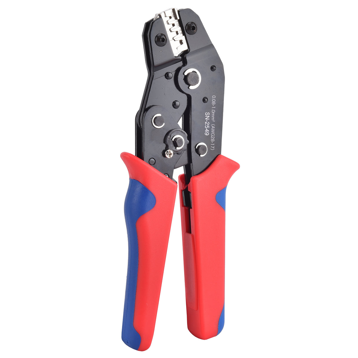 SN-2549 Ratcheting Crimper Tool for Dupont/PH2.0/XH2.54/VH3.96 Terminals, Wire Crimping Pliers Electrical Connector Clamp
