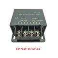 DC 12V 24V to 5V 5A 10A 15A DC DC Converter Step Down Voltage Regulator Buck Converter Car Power Supply Transformer Module