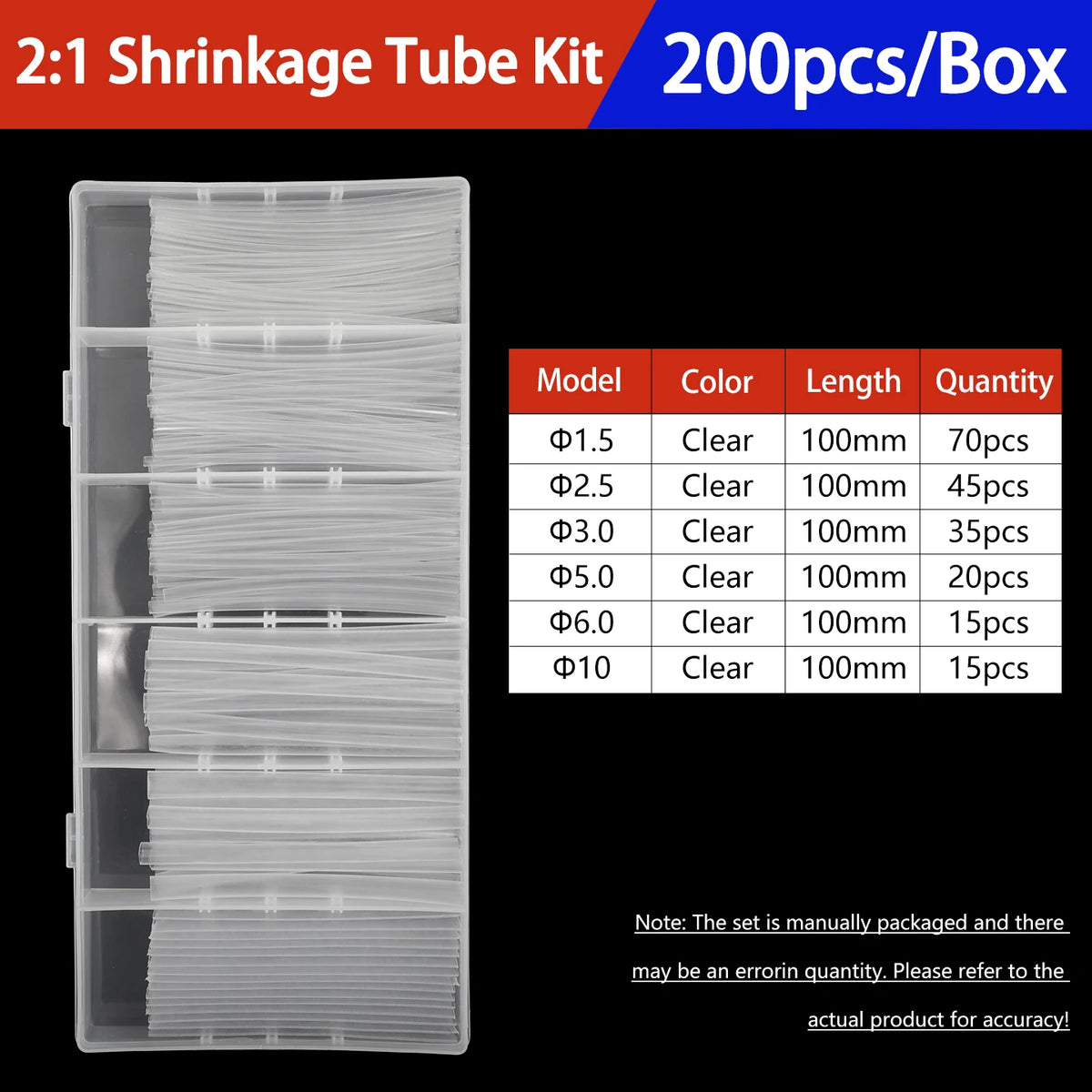 Heat Shrink Tubing Kit 73-900PCS 2:1 3:1 4:1 Ratio Cable Wire Insulation Sleeve Electrical Repair Protector Heat-Shrink Tube Set
