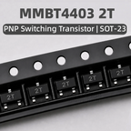 50~3000PCS MMBT4401 2X MMBT4403 2T MMBT5401 2L MMBT5551 G1 SOT-23 SMD NPN PNP BJT Switching Transistor