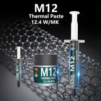 New High Performance Thermal Grease M12 Thermal Paste Plaster Pasta Termica 12.4W/mK 1/4/8/15/30g For CPU/PS5/LED/Desktop PC