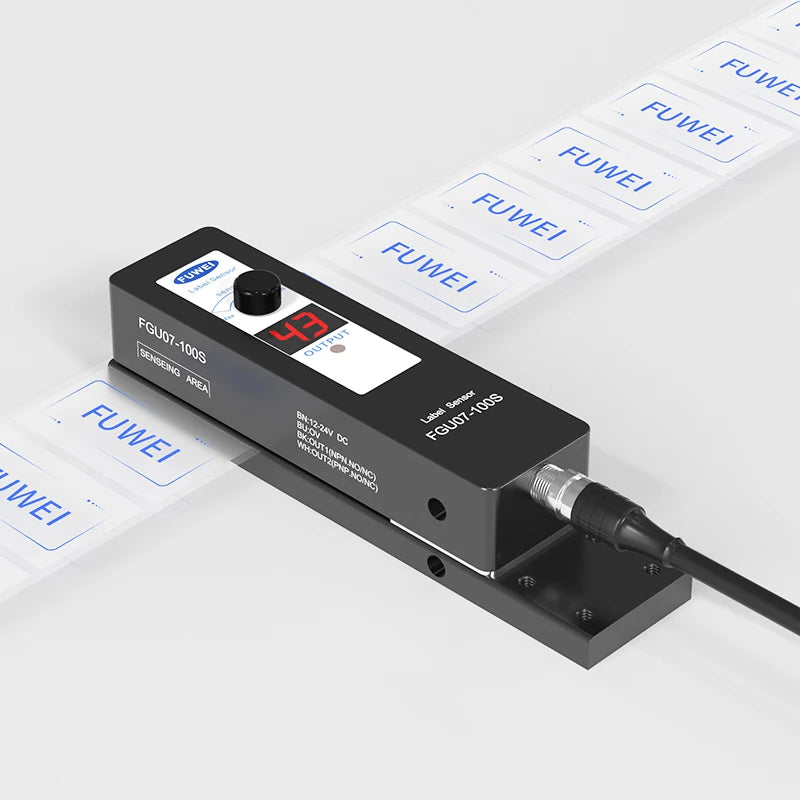 FGU07-100S Capacitive Detection Transparent Label Sensor Switch for Marking Eye in Labeling Machine