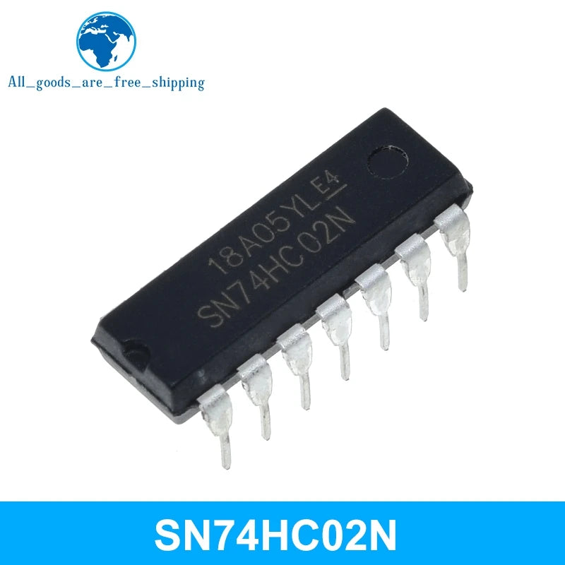 10/30PCS TZT SN74HC00N SN74HC02N SN74HC04N SN74HC08N SN74HC14N SN74HC32N SN74HC164N SN74HC165N SN74LS86N SN74LS245N
