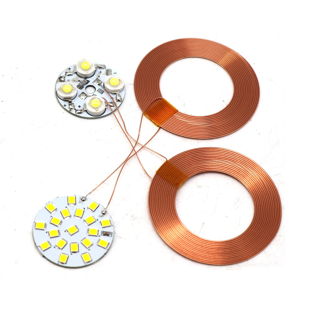 Wireless Coil Induction Receiver Light LED Lamp For Wireless Power Supply Transmitter Maglev Magnetic Levitation Lamp