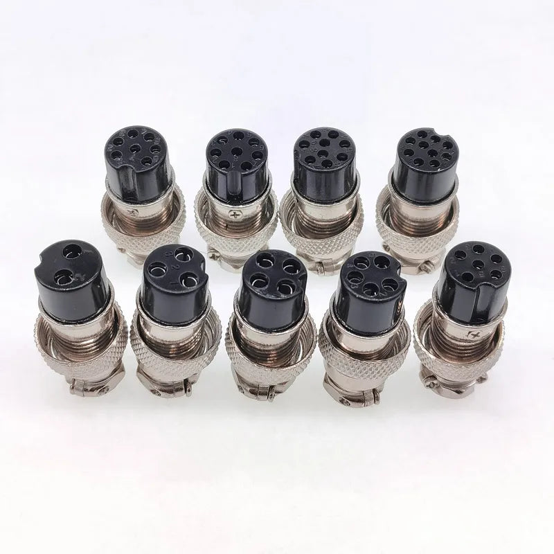5/8' Female Male Plug GX16 Circular Connector 2Pin3pin4pin 5pin6pin7pin8pin9pin10pin Diameter 16mm L73 RS765 DF16 M16