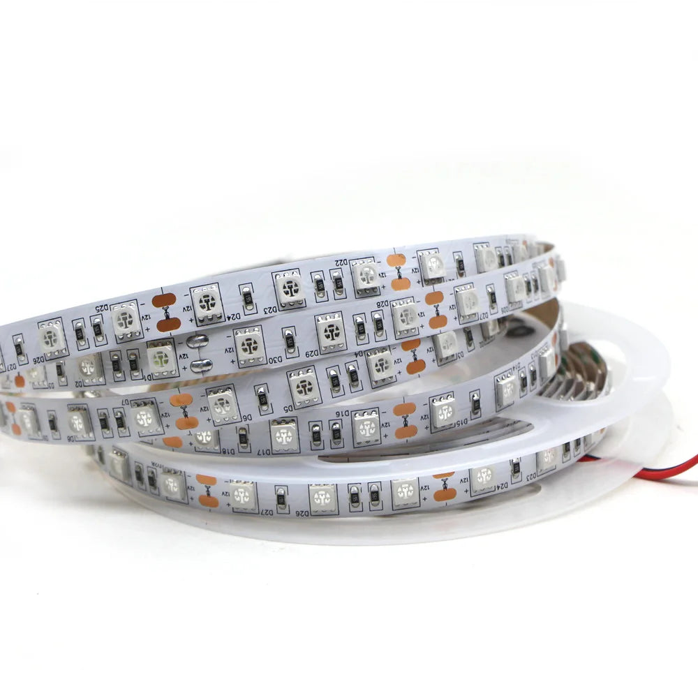 850nm 940nm InfraRed Flexible LED Strip Light SMD 5050 IR Lamp Tape for Multitouch Screen Night Light Security Application