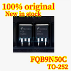 (10/50PCS) FQB9N50C FQB9N50 9N50C TO263 Original Spot N-Channel Enhancement Mode Power MOSFET Brand New Authentic Fast Shipping
