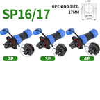 5/10/100Pcs SP16/17/20/21 Screw Wiring Connector Solderless Industrial Plug Aviation Plug Male And Female Docking Quick Wiring