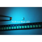 MX 100pcs 5050 1206 2835 3528 0402 0603 0805 3014 4014  Ice Blue SMD LED Diode High Brightness Lighting Bead for DIY Projects