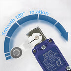 CNTD All new upgrade CWLCL Vertical Limit Switch 10A 380VAC IP66 DPDT Za Double-Break Adjustable Rod Lever Industrial