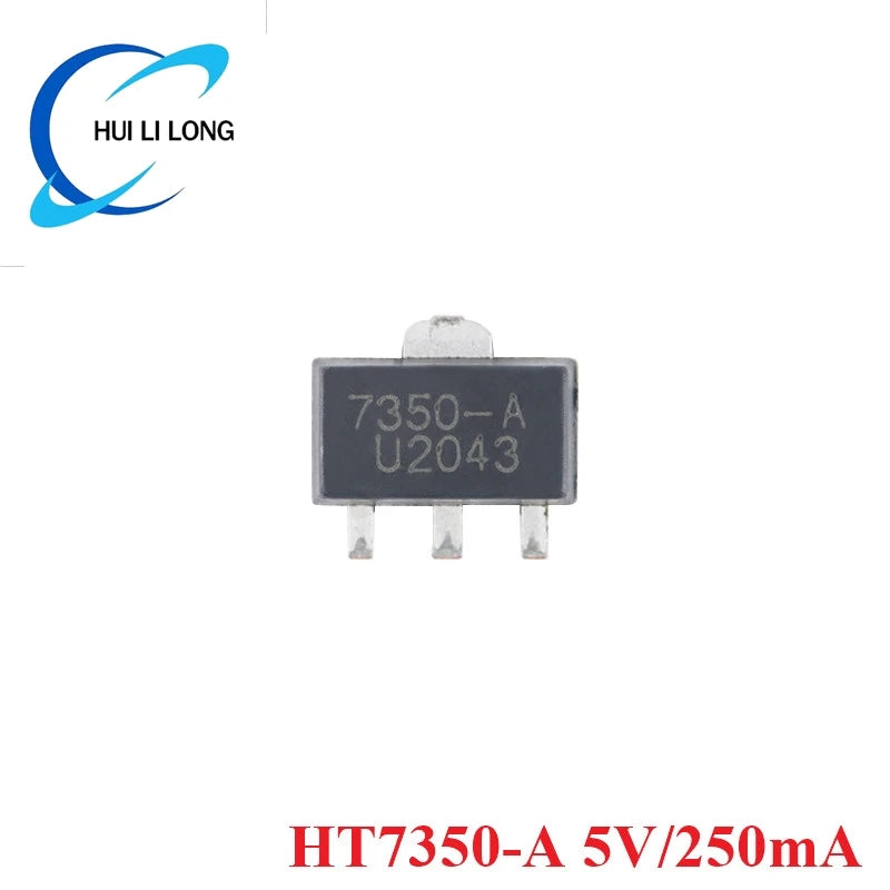 10pcs/lot HT7330 HT7333 HT7350 HT7350-A HT7333-A HT7330-A SOT-89 SOT89 3V/3.3V/5V 250mA Low Dropout Linear Regulator LDO Chip IC