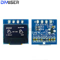 DIYUSER 0.49 Inch OLED Display LCD Module White 0.49" Screen 64x32 I2C IIC Interface SSD1306 Driver for AVR STM32