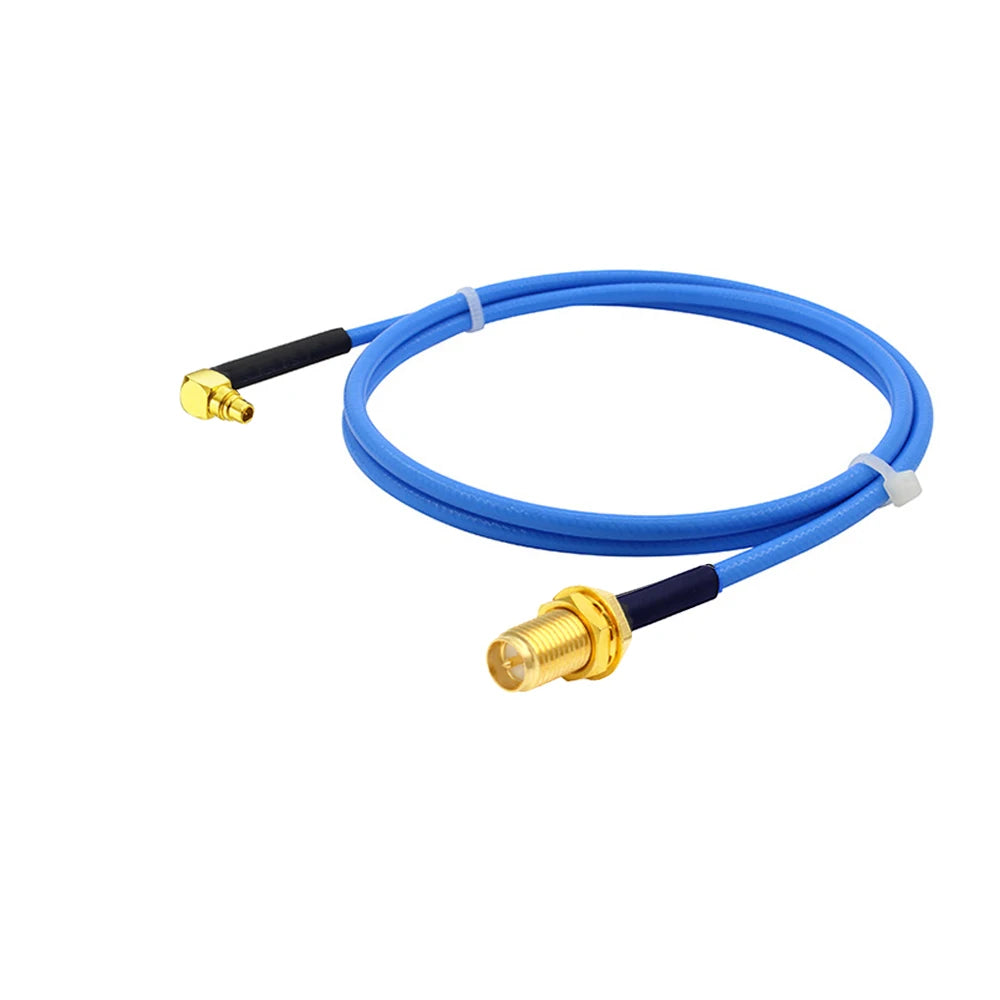 1PCS SMA to MMCX RG405 Cable RP-SMA/ SMA Female to MMCX Male Straight/ Right Angle 90° Plug High Frequency RG-405 086 Jumper