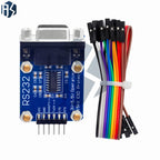 Bidirectional RS232-to-UART TTL Serial Converter Module - Male-Female Level Shifter for SP232 TTL Serial Port