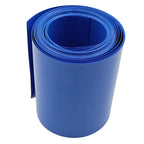 1/3/5M PVC Heat Shrink Tube 18650 Lipo Battery Pack 305mm ~ 580mm Insulated Protection Film Wrap lithium Case Cable Sleeve Blue