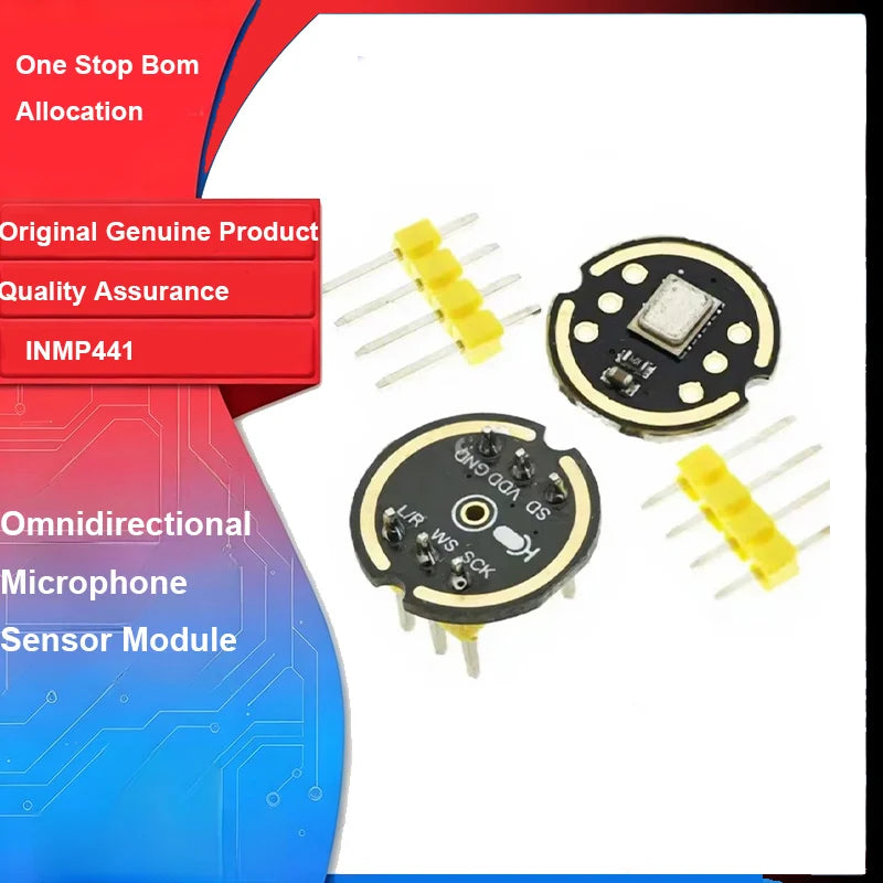 MS3625 Omnidirectional MEMS Microphone Compatible with INMP441 High Precision Low Power I2S Support for ESP32 for Arduino Diy
