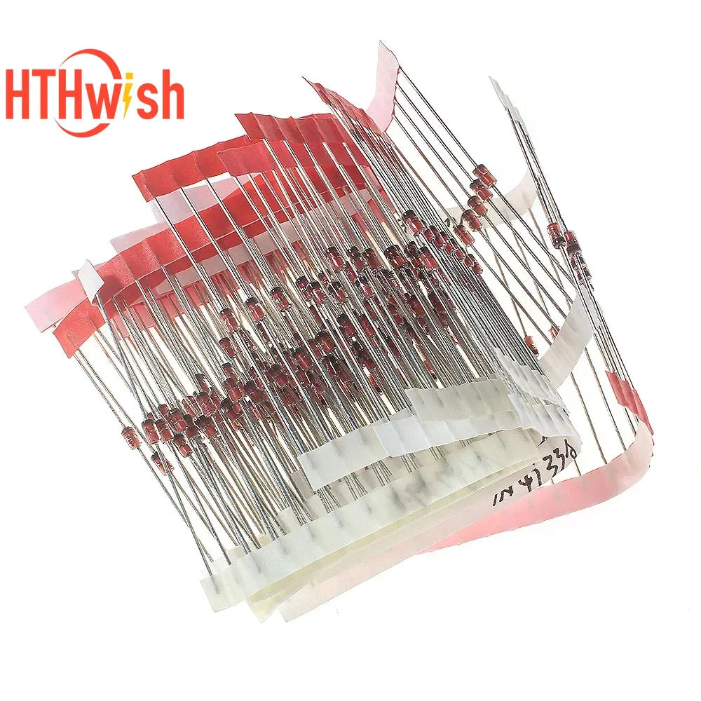 140p-250pcs 1W Zener Diode Kit 1N47 Series Voltage Regulator Diodes Set 1N4728 1N4729 1N4730 1N4731 1N4732 Electronic Component