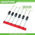 20PCS SR3100 SB3100 DO-41 Schottky Diode 3A 100V IGMOPNRQ
