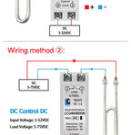 LCTC Solid State Relay DIN Installation DC-AC AC-AC DC-DC Single-Phase Relay With Radiator 10a15a25a40a SSR
