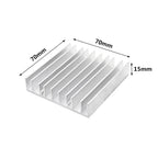 Extruded Aluminum Heatsink Radiator Heat Sink Cooler for Electronic LED Chip Cooling Heat Dissipation