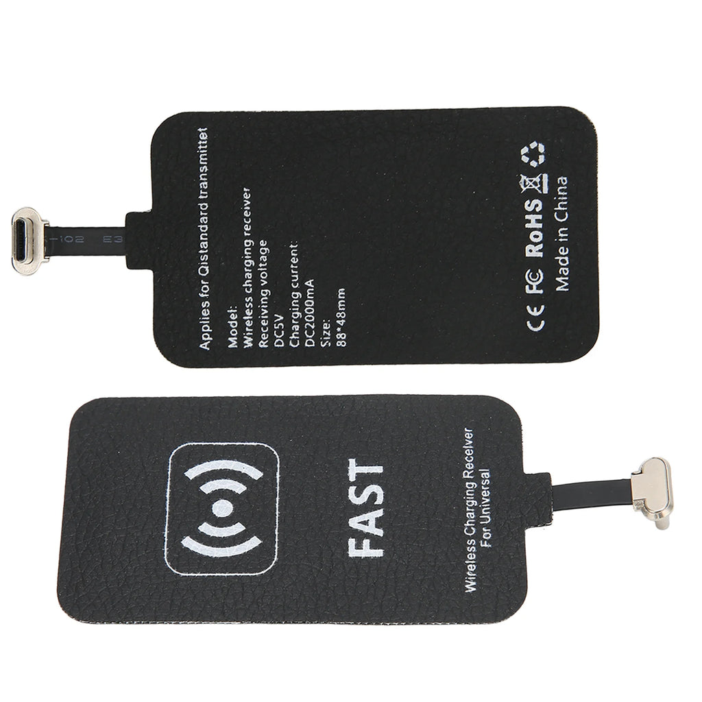 Universal 10W Wireless Charging Receiver Type C Interface Wireless Fast Power Charger Receiver Chip Efficient for Mobile Phones