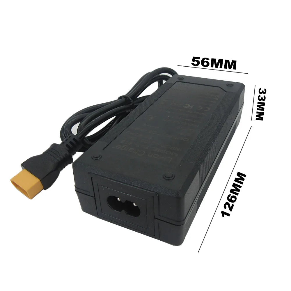 24V 2A 7S Li Ion Charger 7S 29.4V 10AH 12AH 15AH Lithium 18650 Battery Smart Charger XT60 DC Connector
