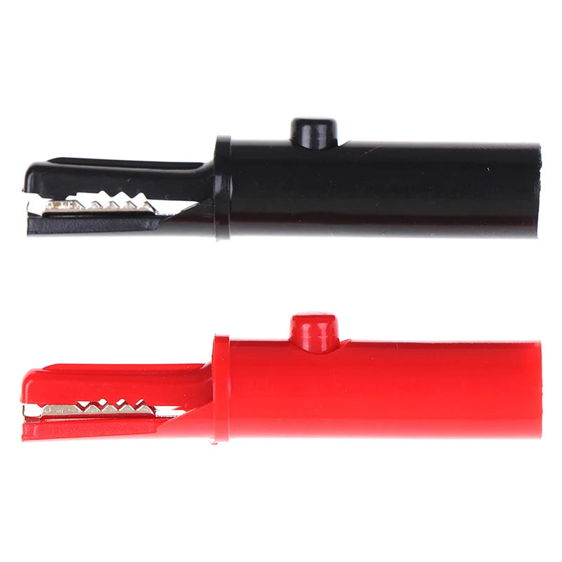 100A Crocodile Alligator Clips Car Battery Insulated Clip Clamp Connector For Electrical Battery Chargers 2pcs