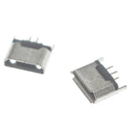 50pcs/100pcs Vertical MICRO Usb 5pin female socket seat jack Direct plug in Usb connector charging port sock power plug diy