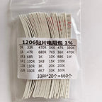 0201 0402 0603 0805 1206 1210 2512 SMD Resistor Assortment Kit, Mixed Resistors with 33 / 60 / 80 / 170 Values