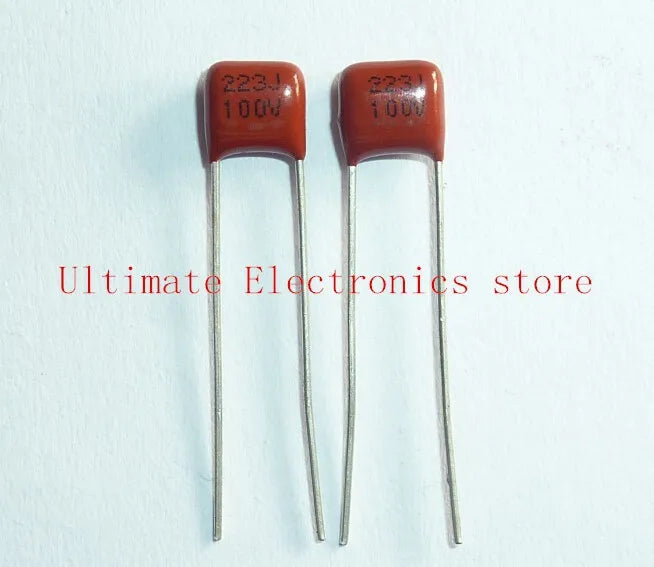 20pcs CBB capacitor 223 100V 223J 0.022uF 22nF P5 CL21x Metallized Polypropylene Film Capacitor