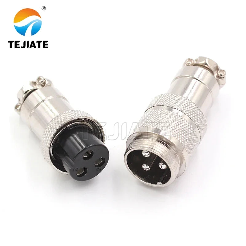 20mm Aviation Plug Connector and Socket GX20 2/3/4/5/6/7/8/9/10/12 core