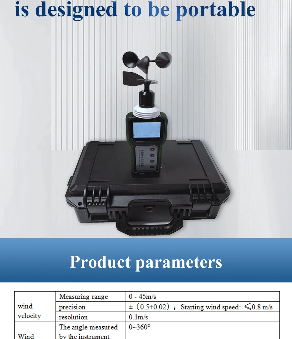 HAWS006A-GPS Handheld portable Weather Station  Temperature Humidity Pressure Sensor Outdoor GPS handheld weather station