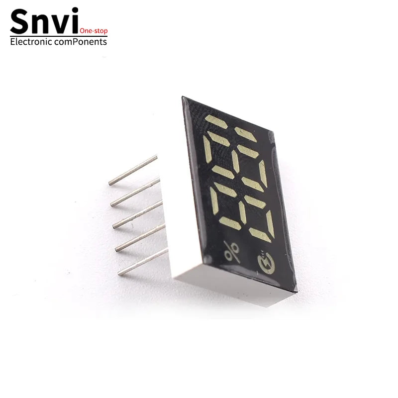188 7-Segment Display, 188 Fast Charging 7-Segment Display, 188% 2.5-Digit 7-Segment Display with Single-Row Pins