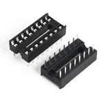 10PCS IC Seat DIP IC Socket Adaptor Solder DIY Sockets 6pin 8pin 14pin 16pin 18pin 20pin 24pin 28pin